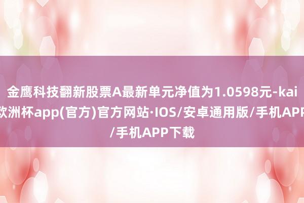 金鹰科技翻新股票A最新单元净值为1.0598元-kaiyun欧洲杯app(官方)官方网站·IOS/安卓通用版/手机APP下载