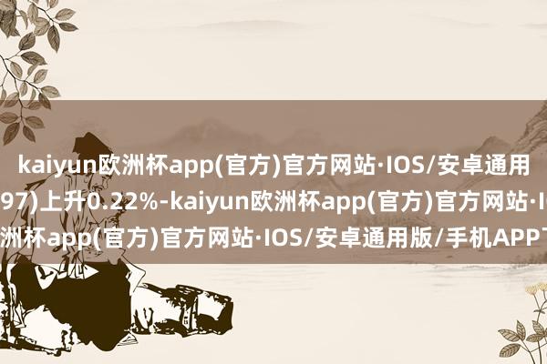 kaiyun欧洲杯app(官方)官方网站·IOS/安卓通用版/手机APP下载931897)上升0.22%-kaiyun欧洲杯app(官方)官方网站·IOS/安卓通用版/手机APP下载